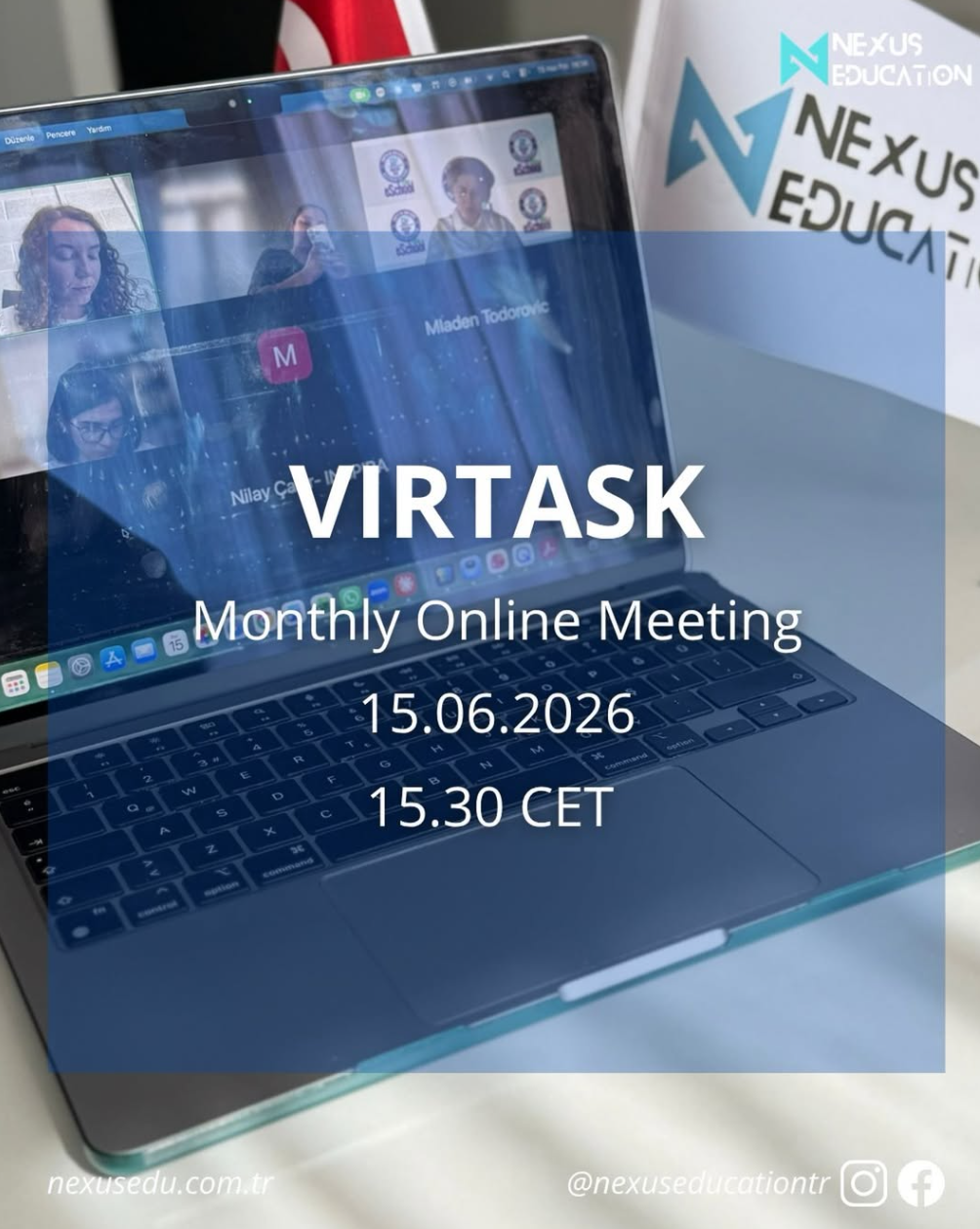 Virtask projemizin aylık çevrimiçi toplantısını gerçekleştirdik!