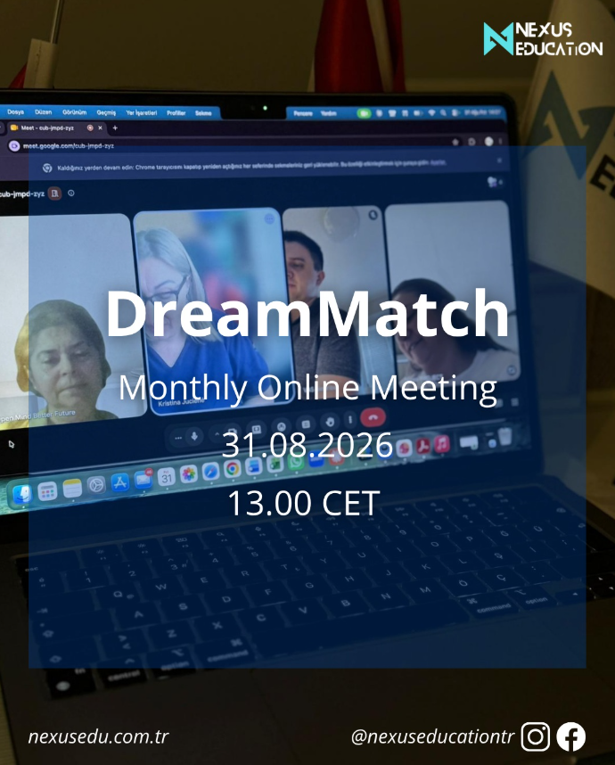 DreamMatch projesinin son çevrim içi toplantısını gerçekleştirdik!
