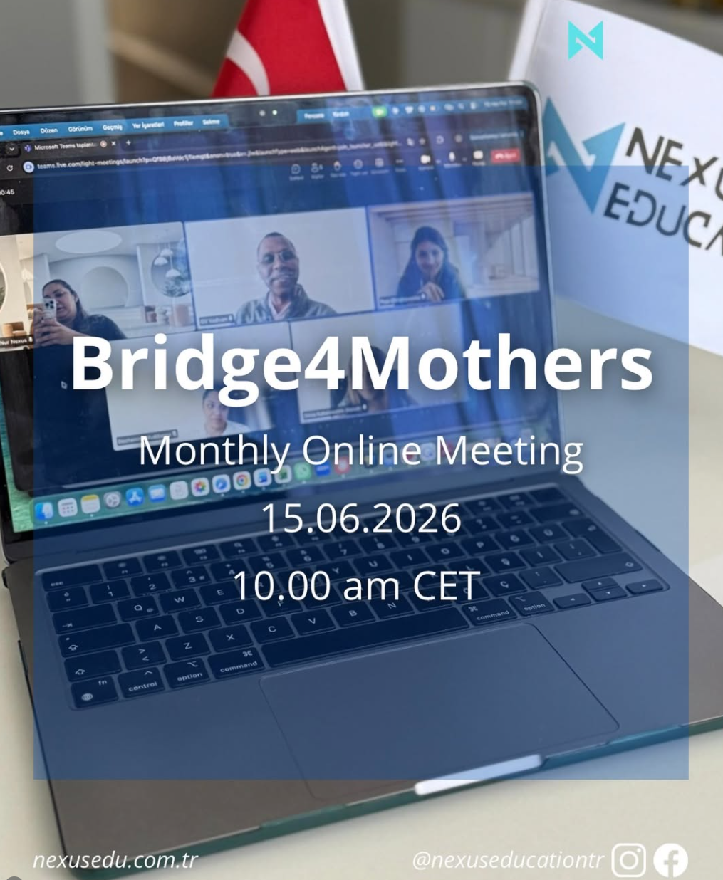 We Held the Monthly Online Meeting of Our Bridge4Mothers Project!